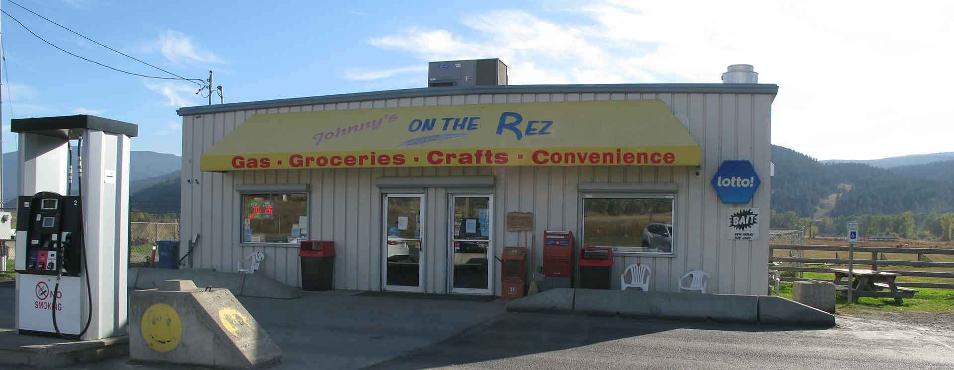 Johnny's on the Rez Convenience Store in Merritt, BC